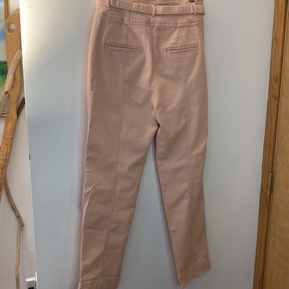 GAP High Waist Belted Blush Utility Khaki Pants - Picture 14 of 14
